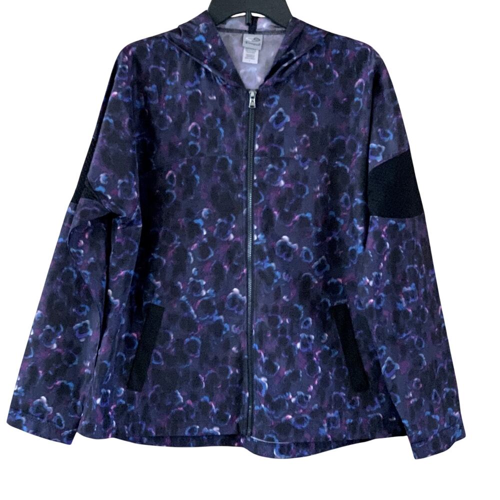 Champion C9 Windbreaker Hood Full Zip Lightweight Women's Size L